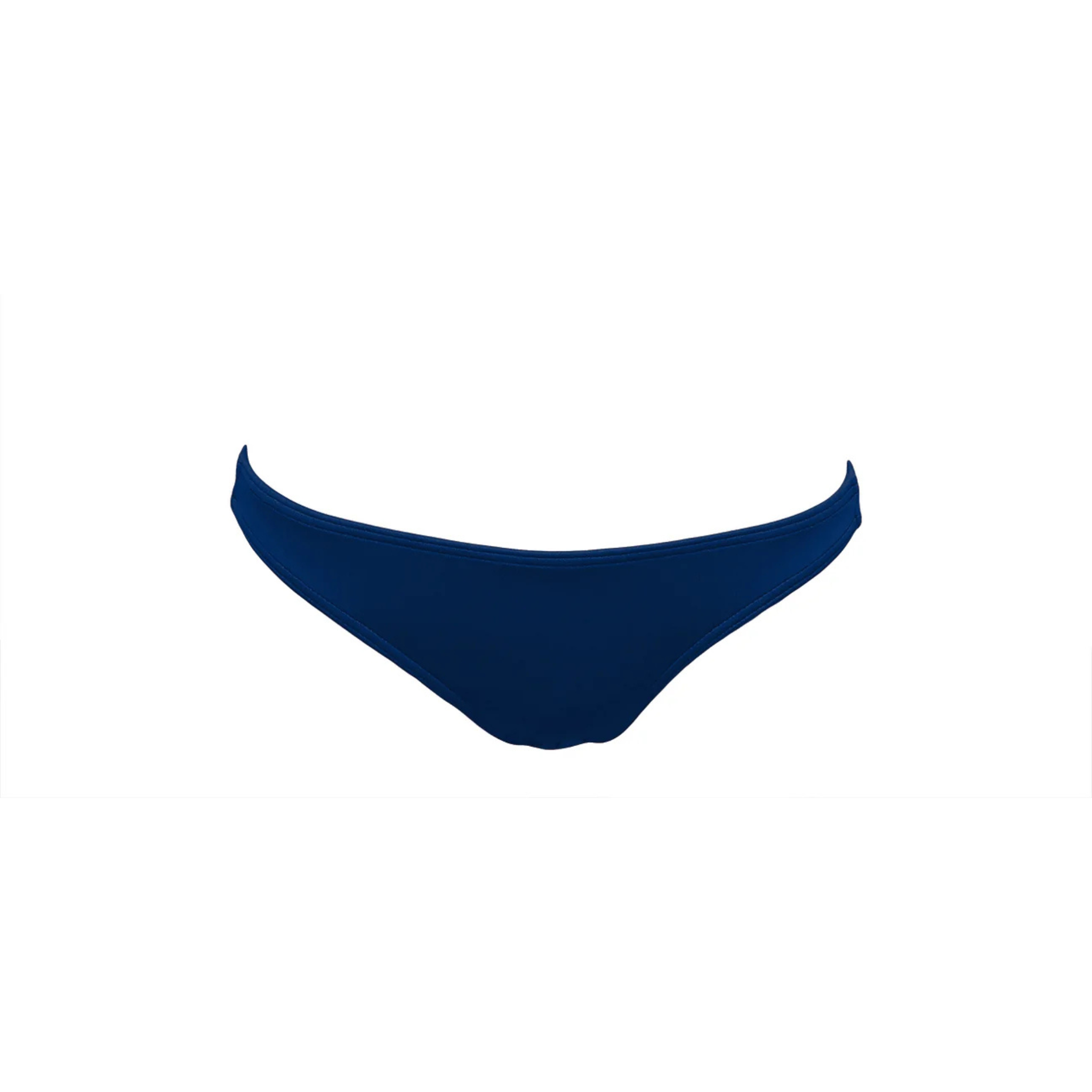 Midnight blue thin bikini bottom by Paupa, front view
