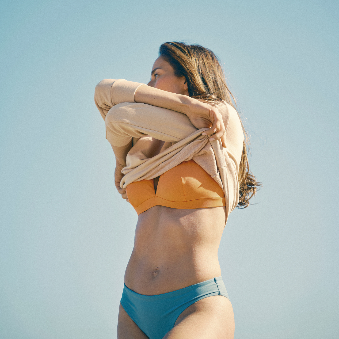 Bikini 25 Orange+Blue